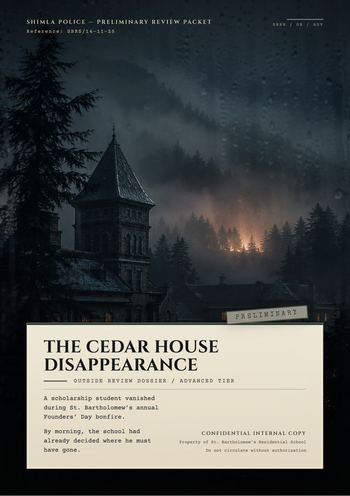 The Cedar House Disappearance